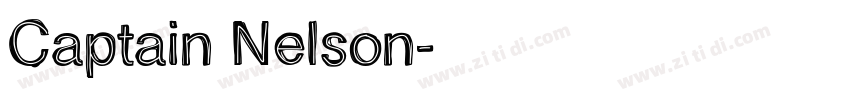 Captain Nelson字体转换